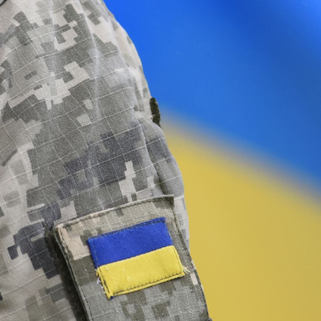 naszywka Ukrainy na mundurze