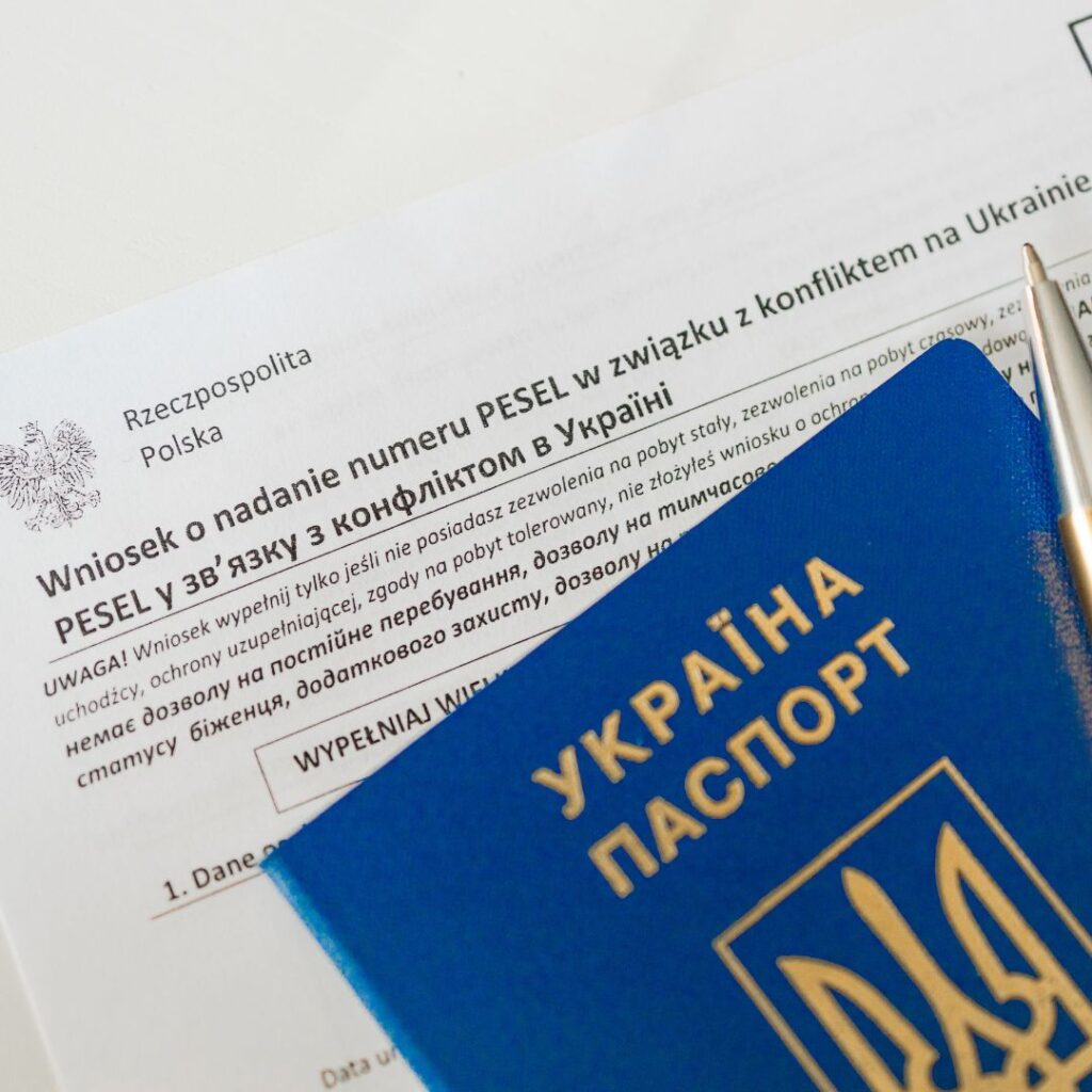 pismo o nadanie nr PESEL i paszport ukraiński