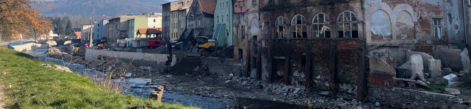 Lądek Zdrój, miasto zniszczone przez powódź