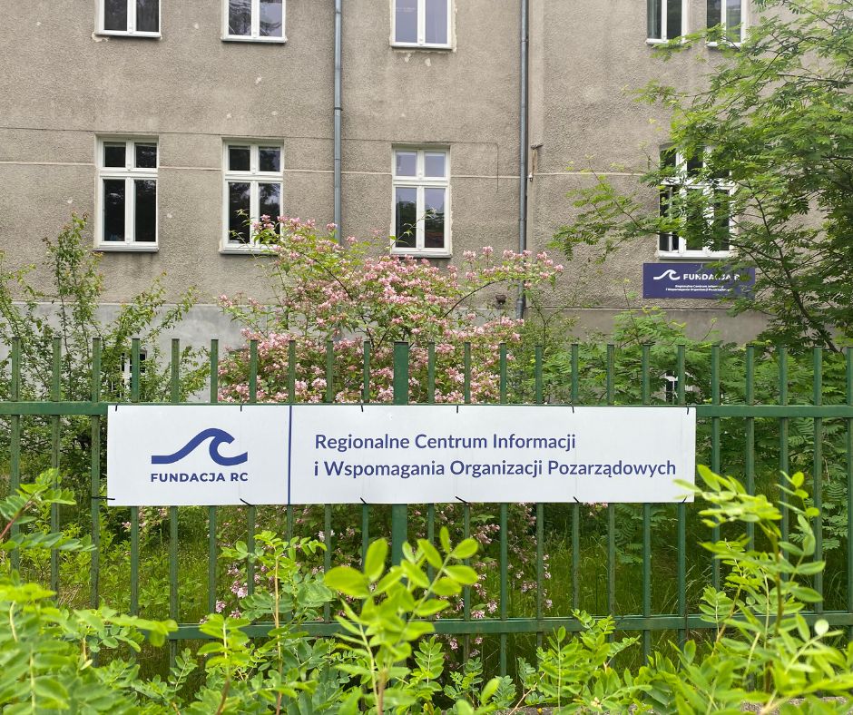 baner informacyjny organizacji - Fundacja RC