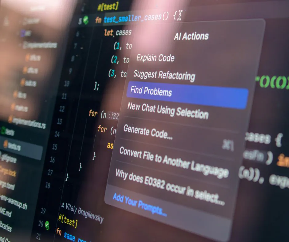 programowanie, projektowanie rozwiązań IT, ekran komputera