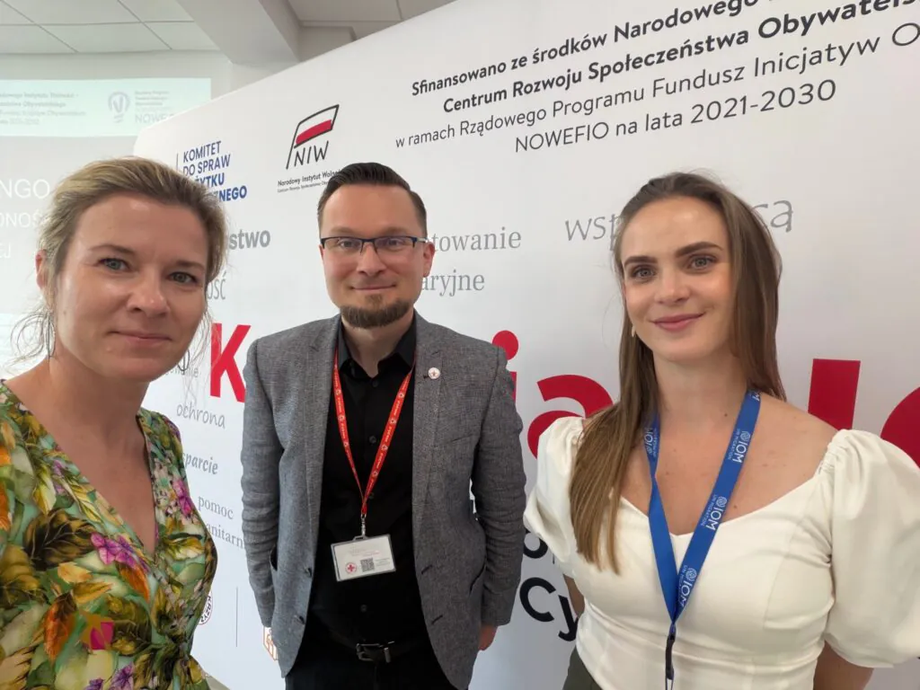 Mapuj Pomoc, PCK i IOM - przedstawiciele organizacji
